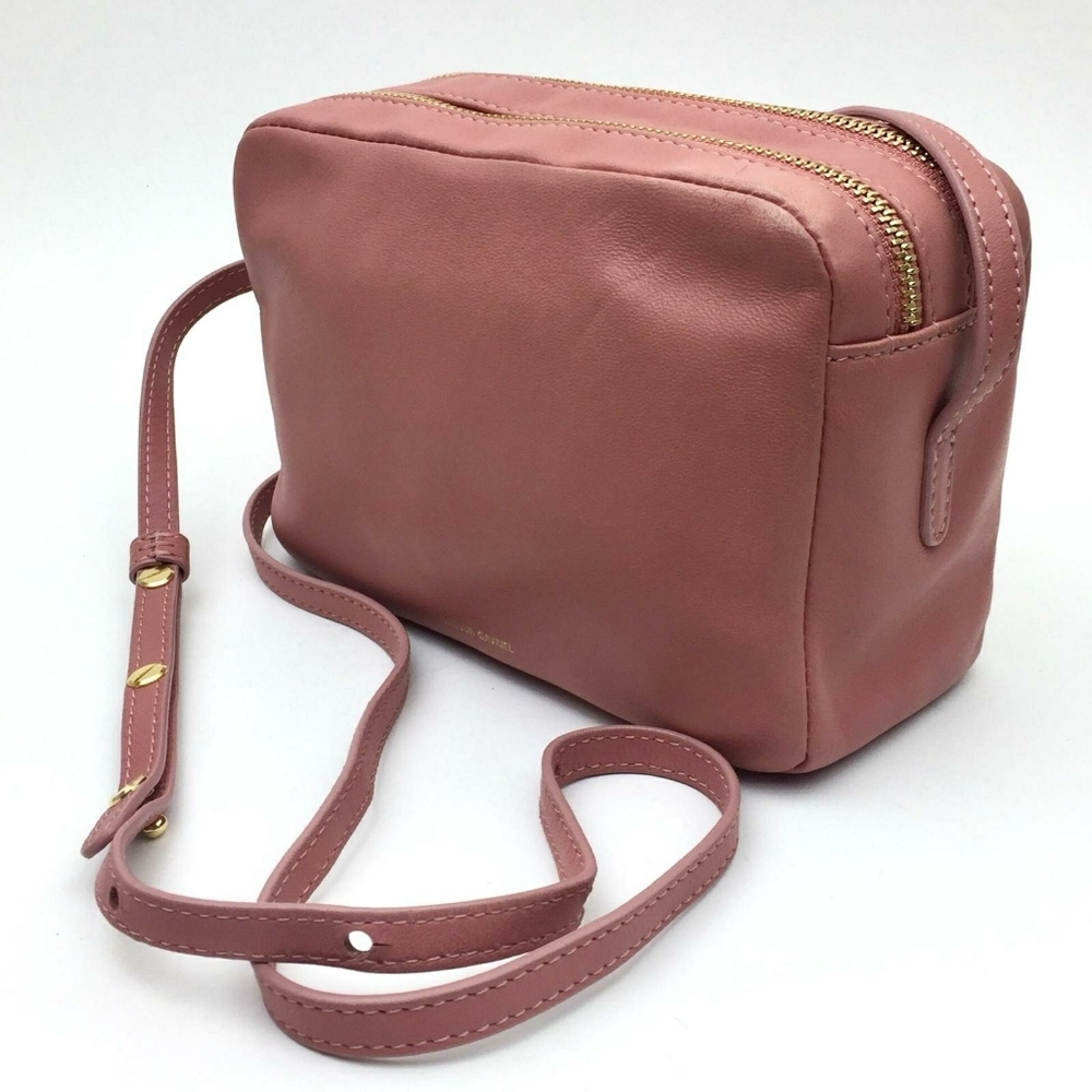 Mansur Gavriel Double Zip lambskin Crossbody - Picture 3 of 10